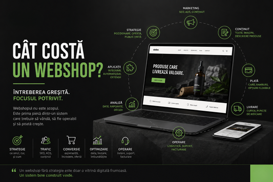 Cât costă un webshop și de ce întrebarea este greșită